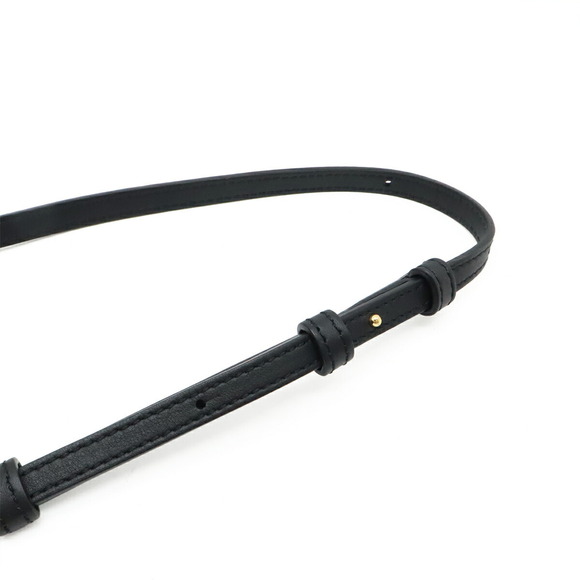 LOEWE FLAMENCO KNOT Shoulder Bag drawstring crossbody black leather - Picture 5 of 8